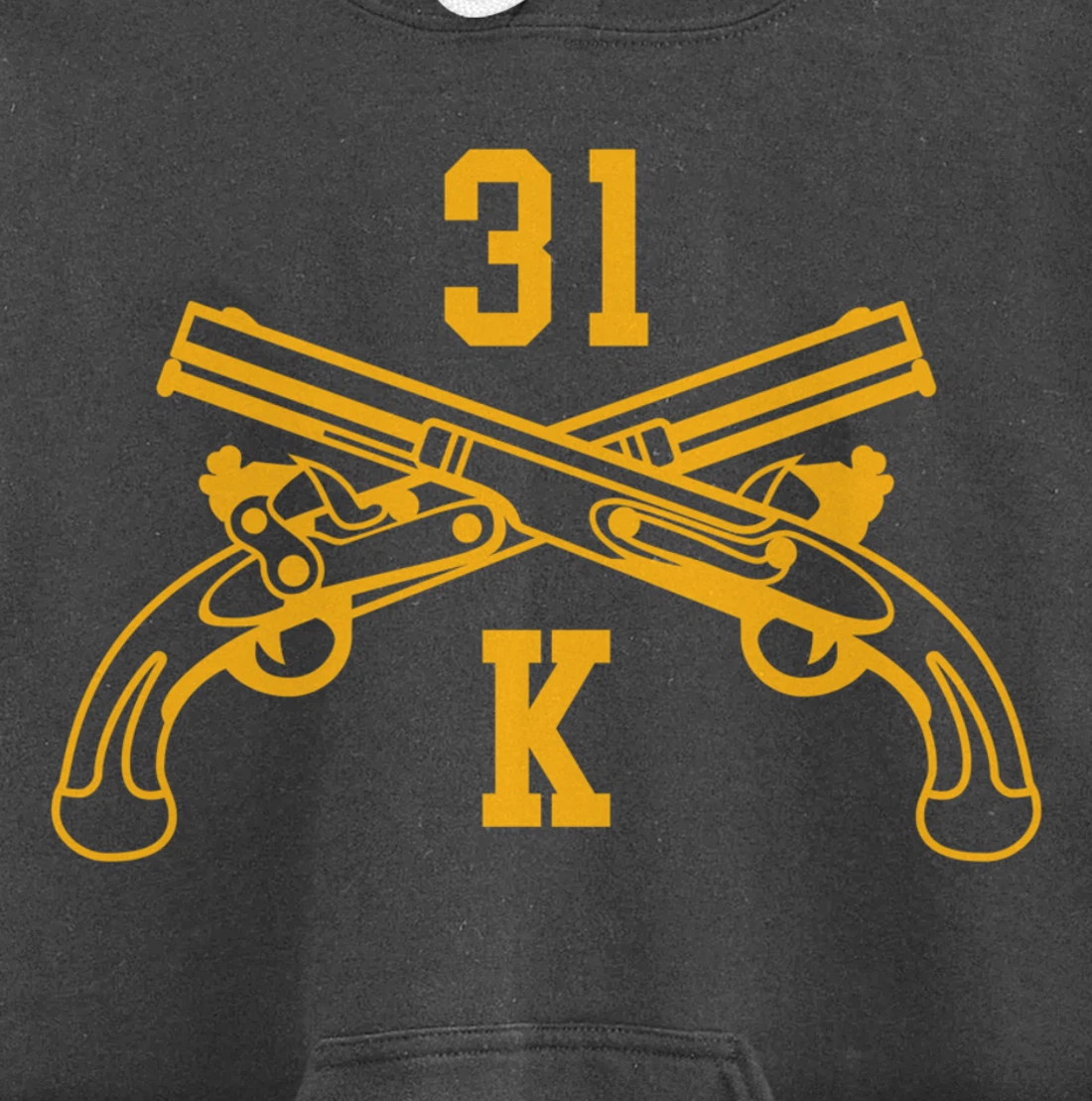 31K Working Dog Handler | Crossed Pistols Pullover Hoodie