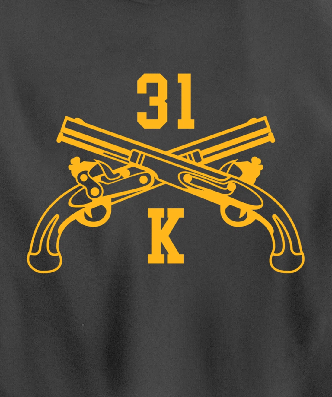 31K Working Dog Handler | Crossed Pistols Pullover Hoodie