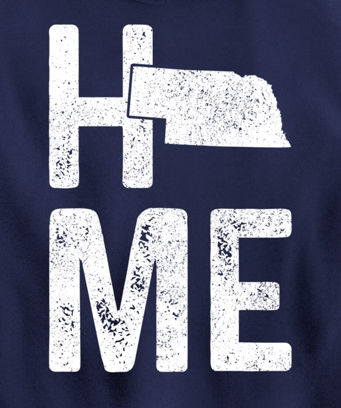 Nebraska Home Vintage State Map Pride Gift Pullover Hoodie