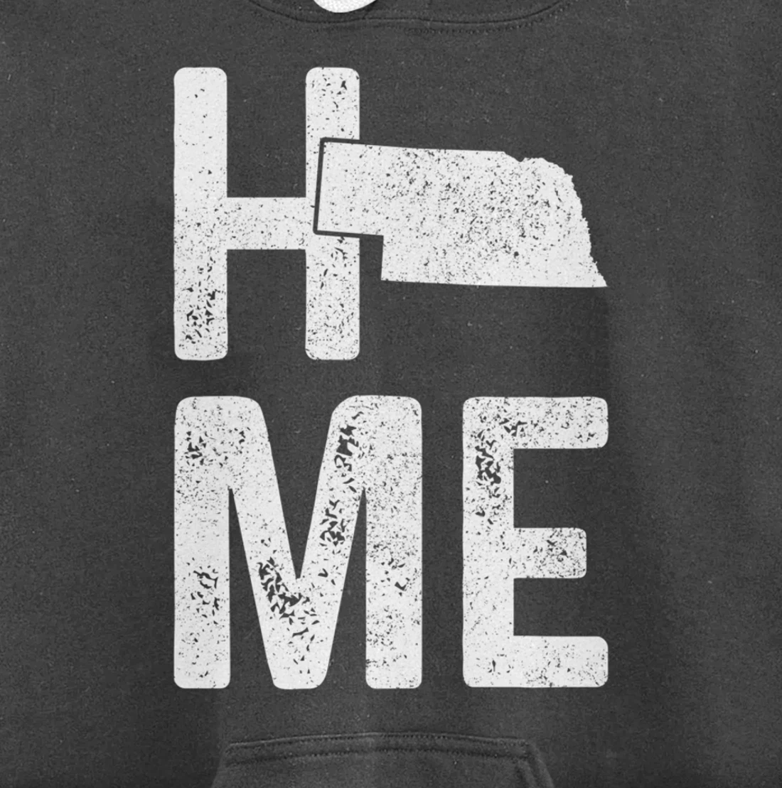 Nebraska Home Vintage State Map Pride Gift Pullover Hoodie