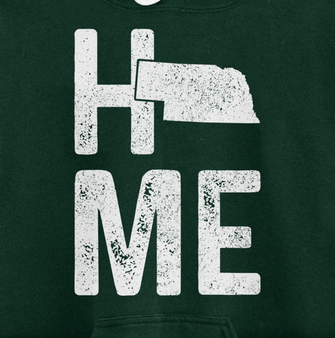 Nebraska Home Vintage State Map Pride Gift Pullover Hoodie