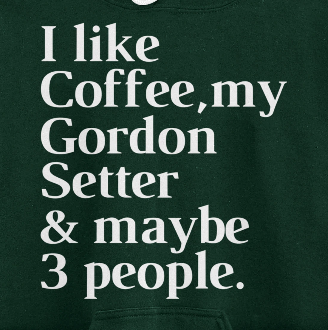 Gordon Setter Funny Dog Owner Coffee Lover Gift Women Men Pullover Hoodie