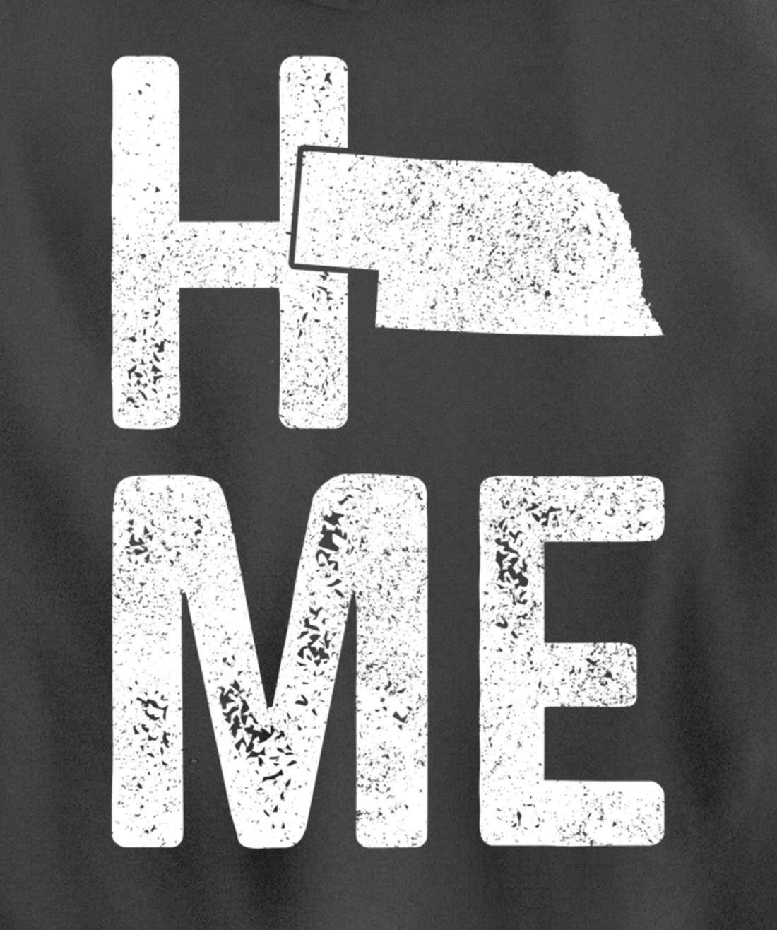 Nebraska Home Vintage State Map Pride Gift Pullover Hoodie