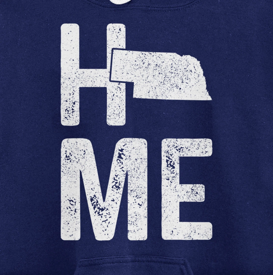 Nebraska Home Vintage State Map Pride Gift Pullover Hoodie