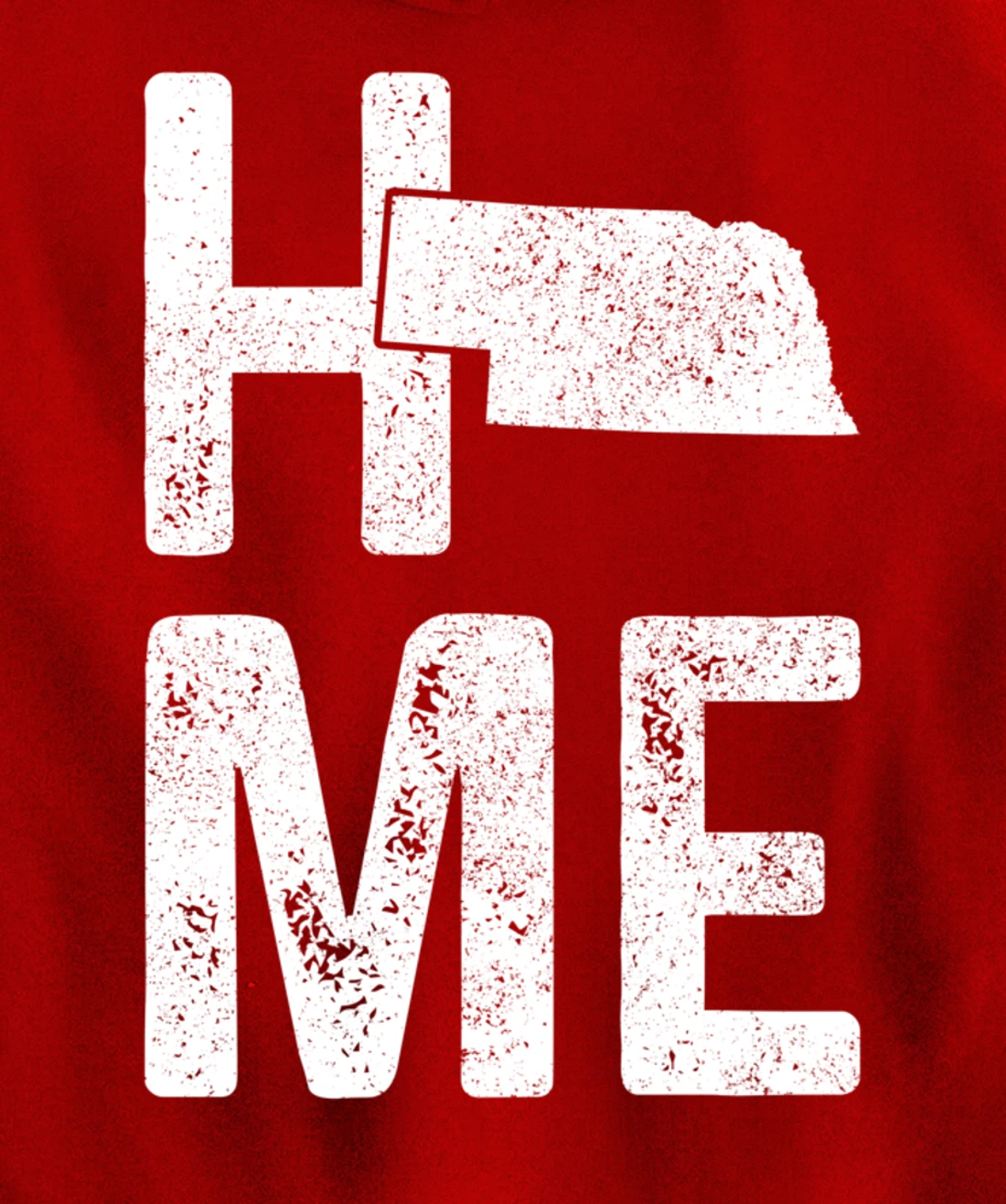 Nebraska Home Vintage State Map Pride Gift Pullover Hoodie