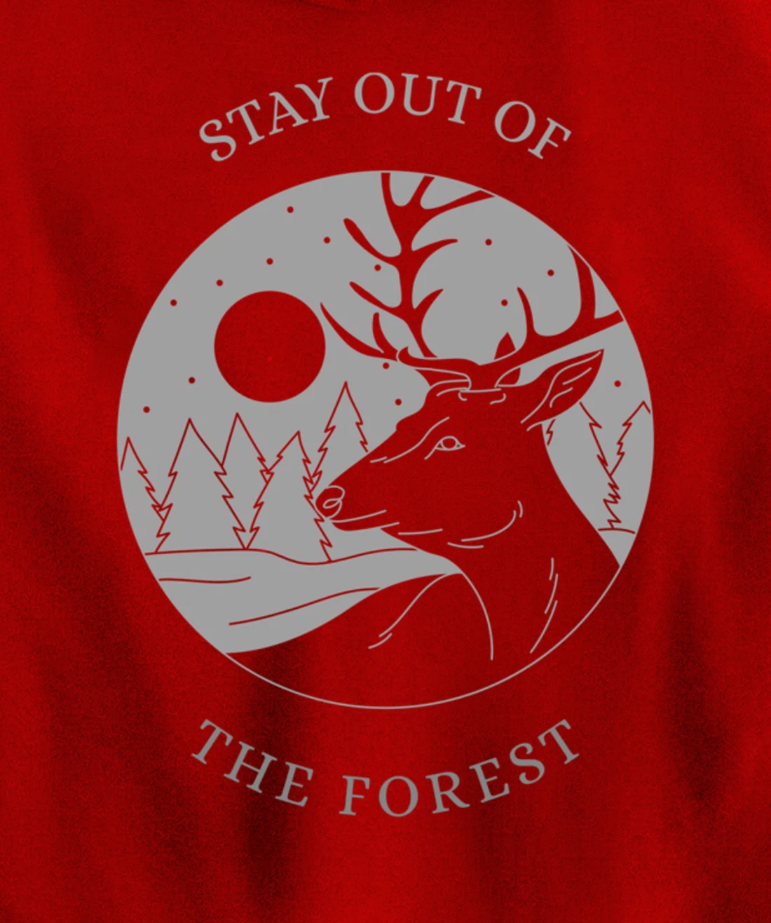 Stay Out Of The Forest SSDGM True Crime Women Pullover Hoodie