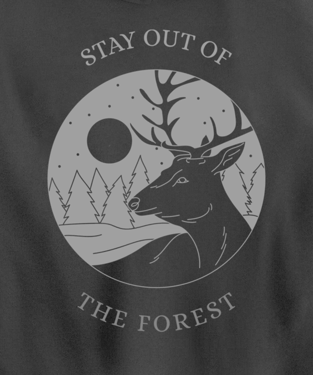Stay Out Of The Forest SSDGM True Crime Women Pullover Hoodie