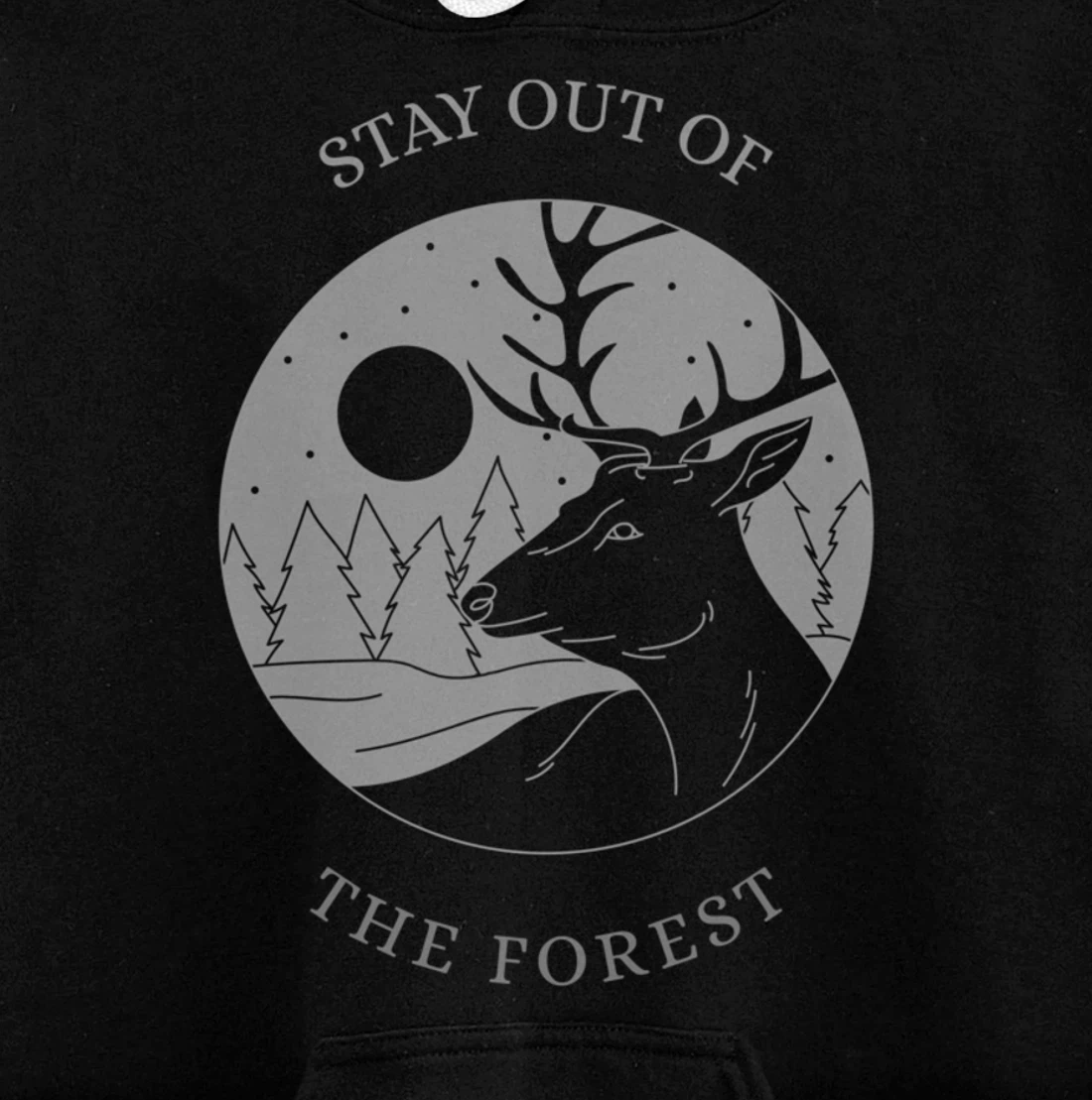 Stay Out Of The Forest SSDGM True Crime Women Pullover Hoodie