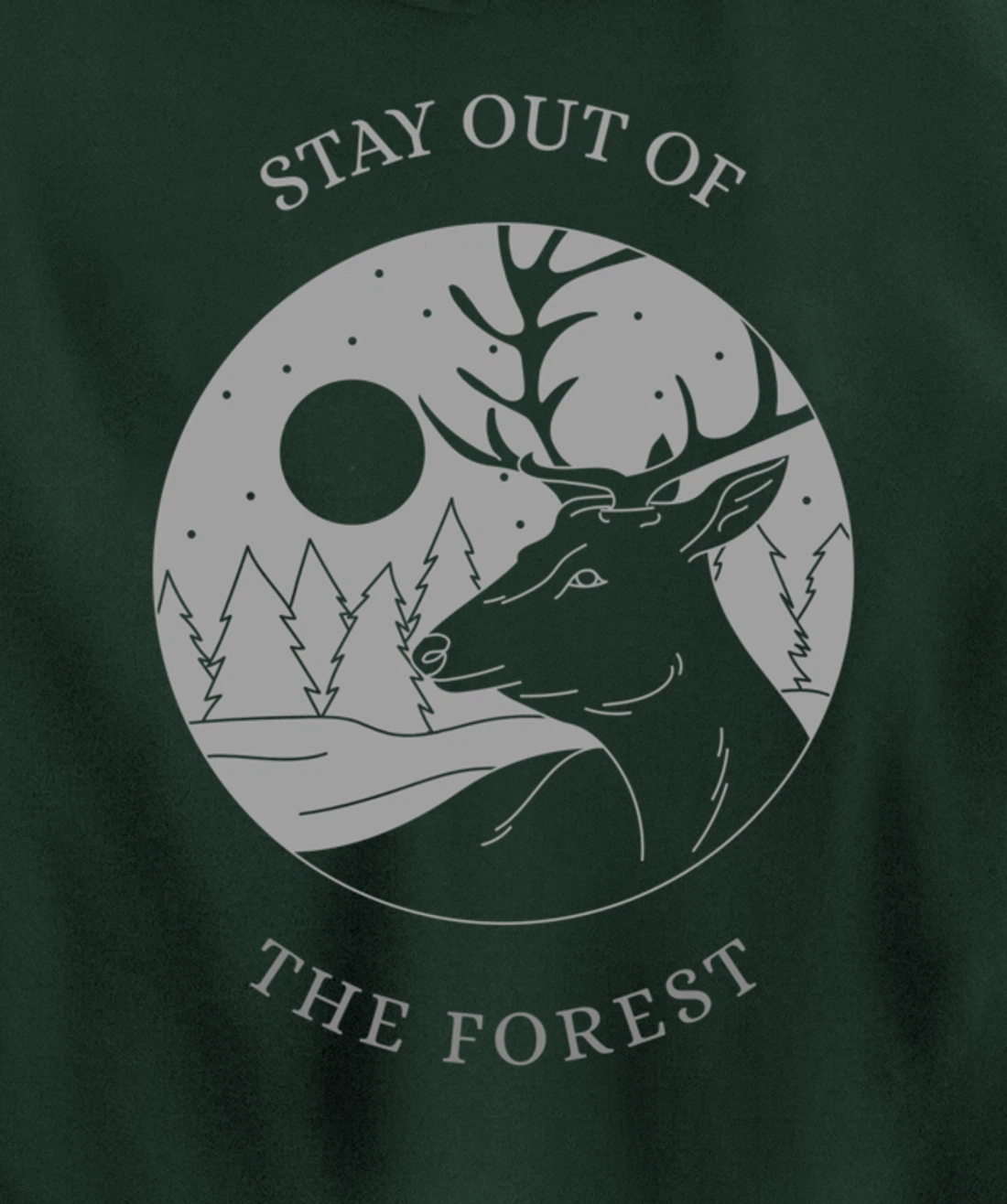 Stay Out Of The Forest SSDGM True Crime Women Pullover Hoodie