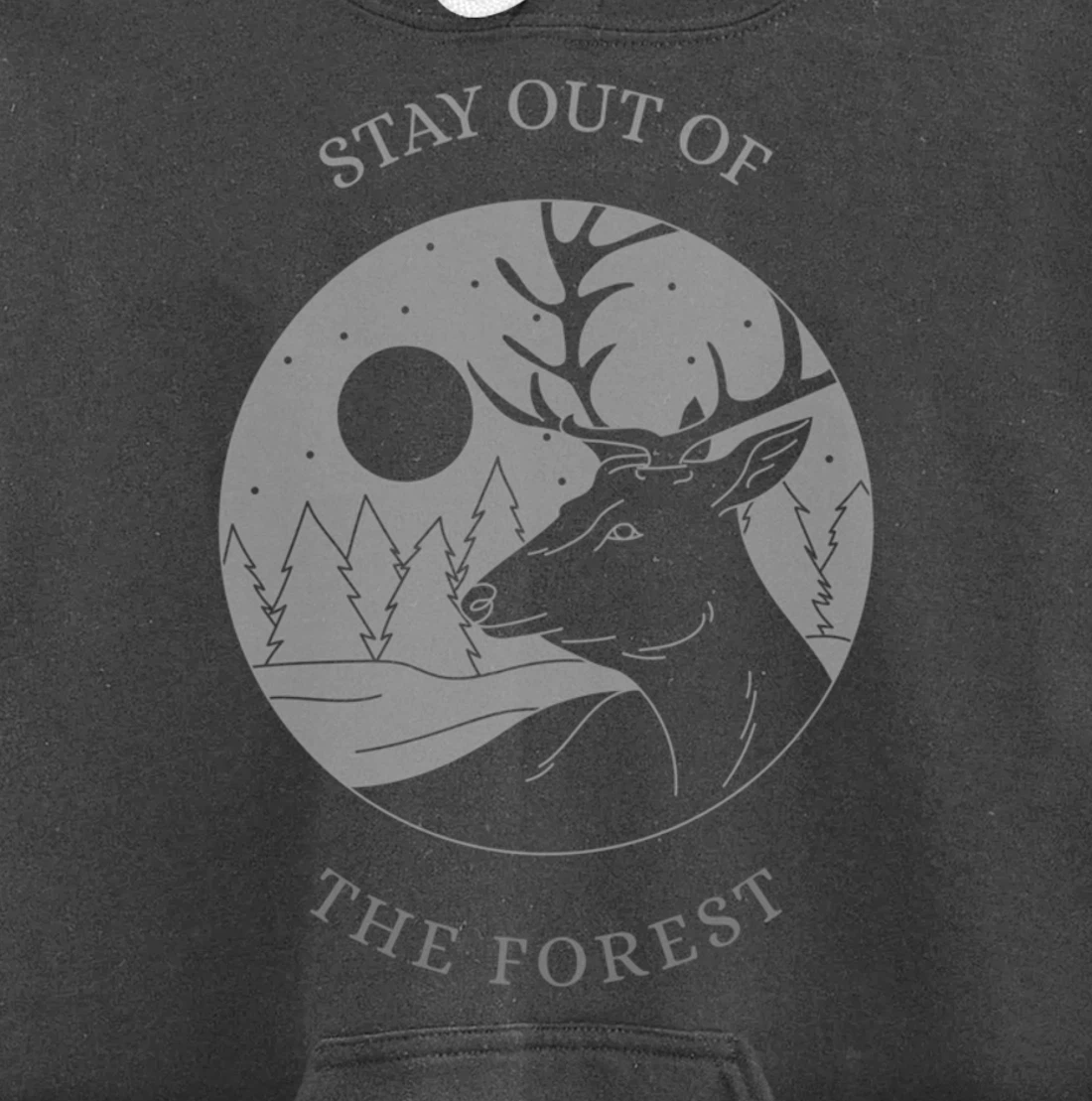 Stay Out Of The Forest SSDGM True Crime Women Pullover Hoodie