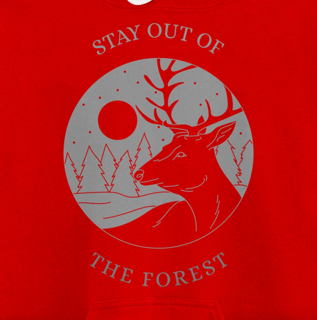 Stay Out Of The Forest SSDGM True Crime Women Pullover Hoodie