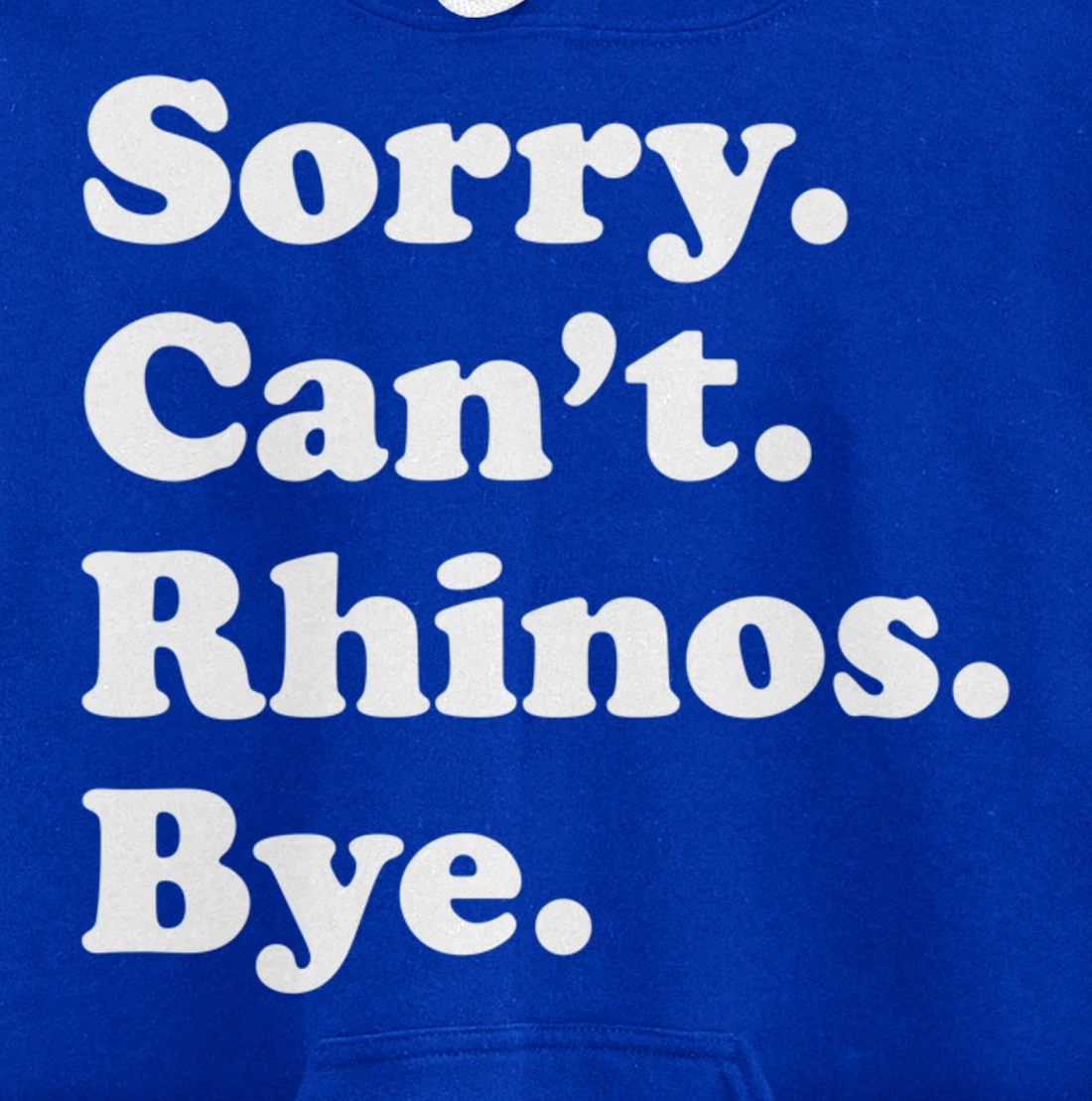 Funny Rhino Rhinoceros Gift for Men Women Boys or Girls Pullover Hoodie