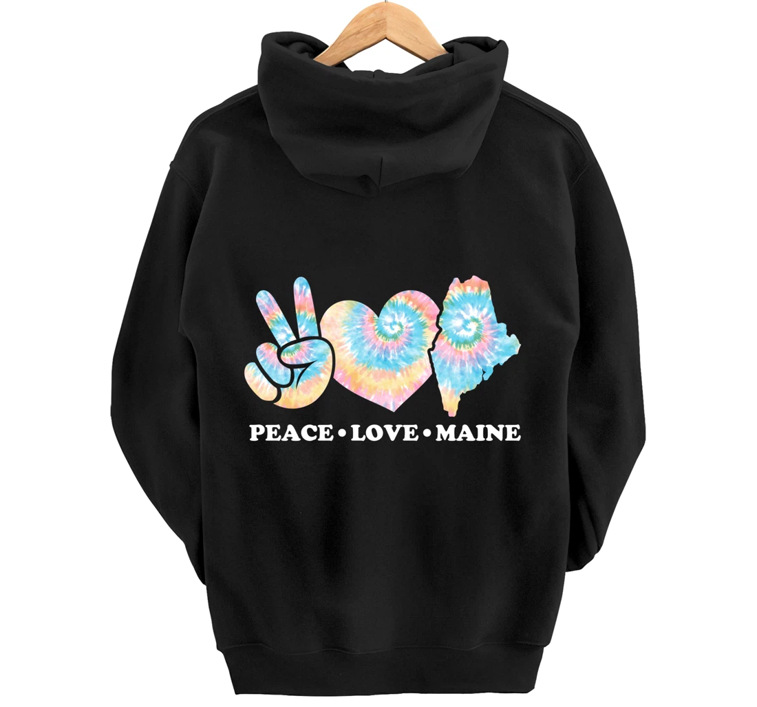 Peace Love Maine Pullover Hoodie