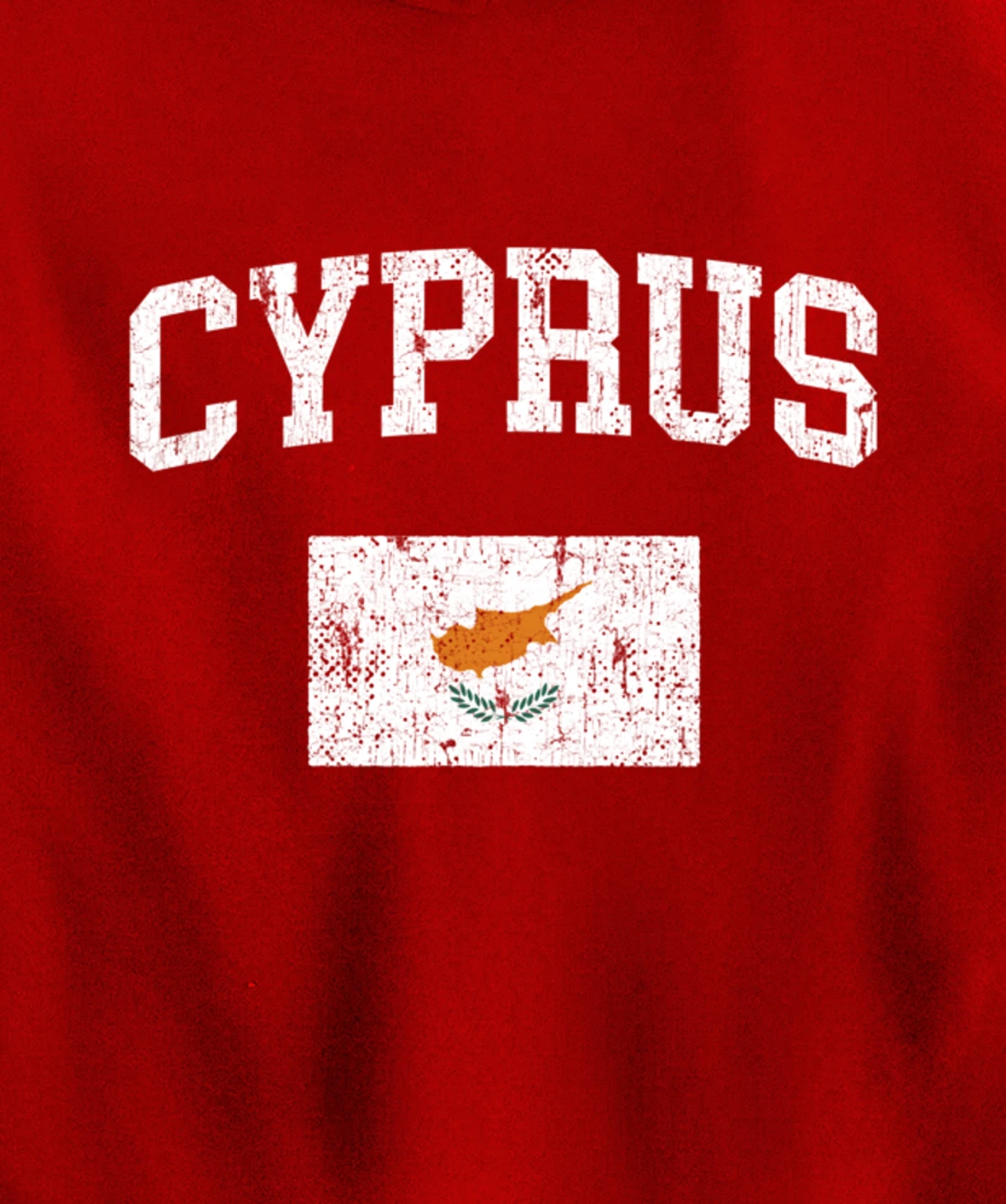Retro Cyprus Flag Vintage Cypriot Flag Cypriot Pullover Hoodie