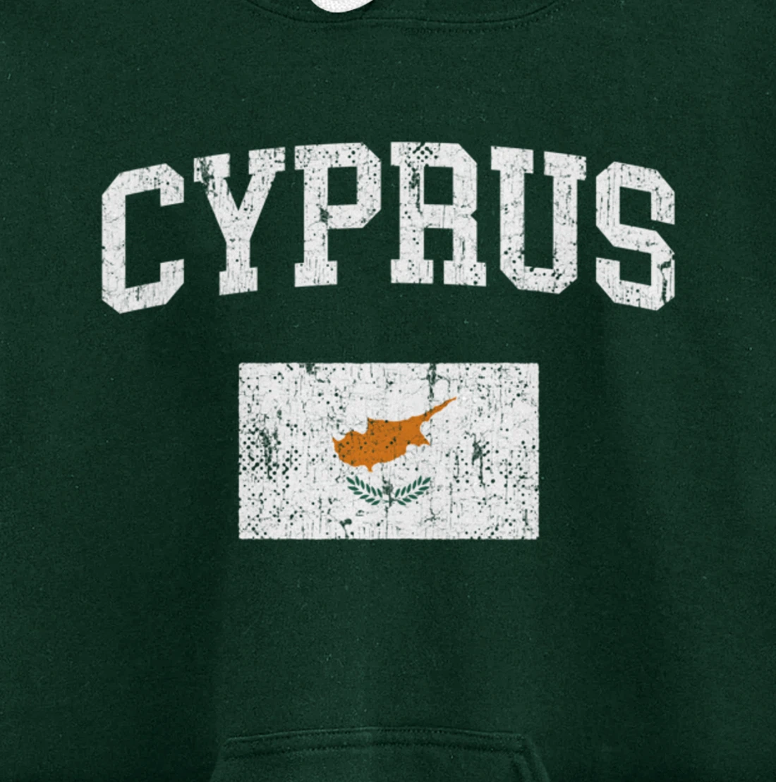 Retro Cyprus Flag Vintage Cypriot Flag Cypriot Pullover Hoodie