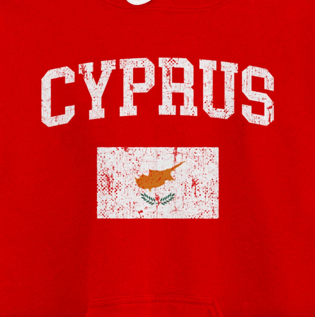 Retro Cyprus Flag Vintage Cypriot Flag Cypriot Pullover Hoodie