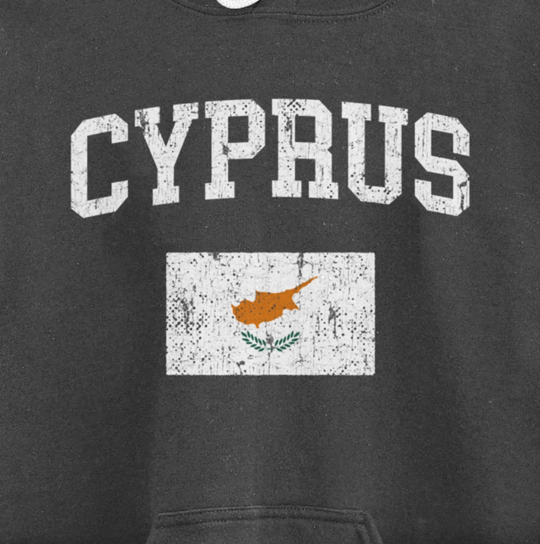 Retro Cyprus Flag Vintage Cypriot Flag Cypriot Pullover Hoodie