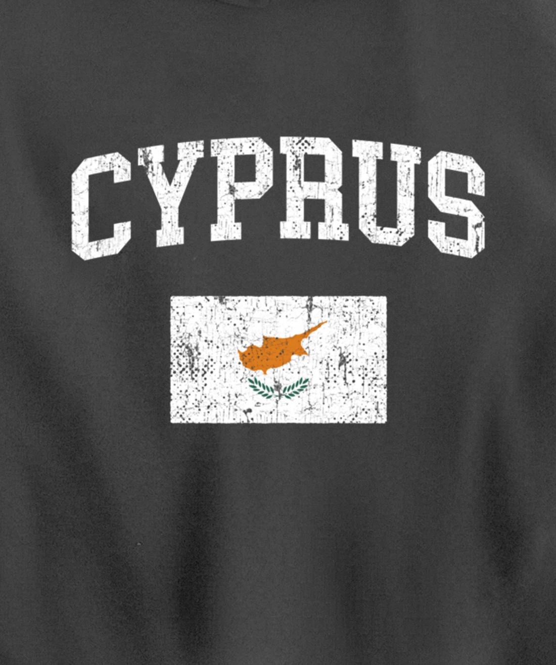 Retro Cyprus Flag Vintage Cypriot Flag Cypriot Pullover Hoodie