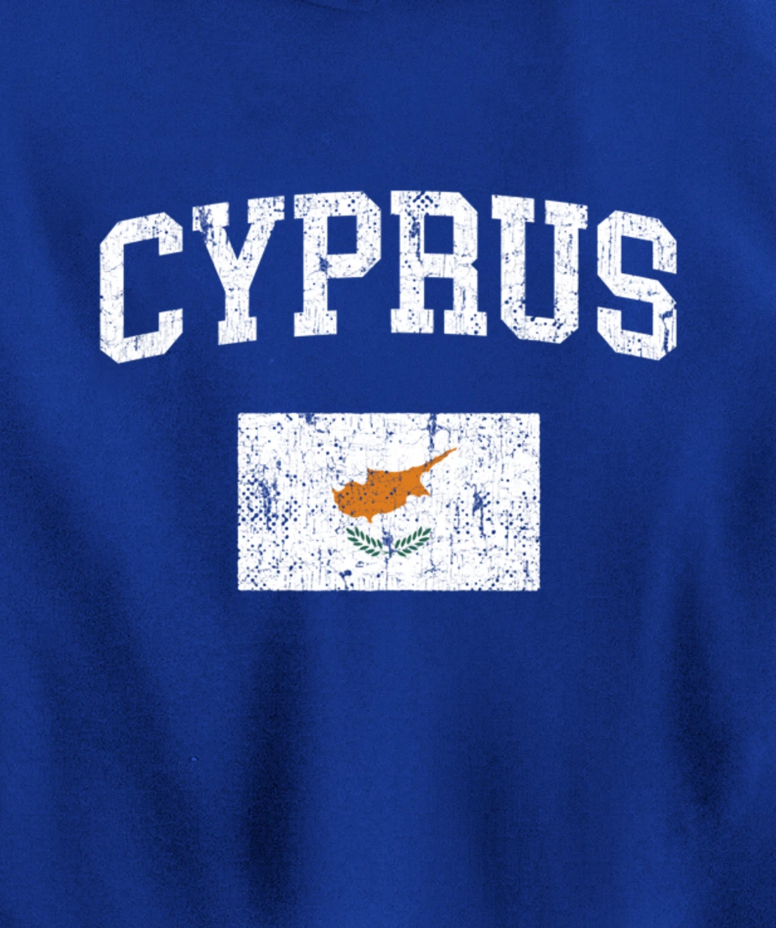 Retro Cyprus Flag Vintage Cypriot Flag Cypriot Pullover Hoodie