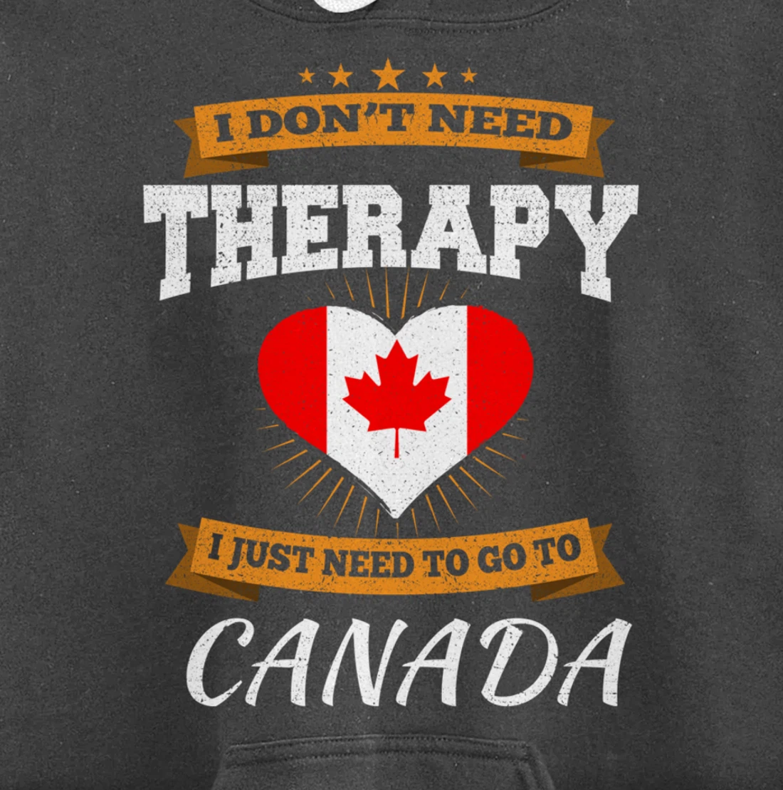 Canadian Flag I Vacation Gift I Funny Canada Pullover Hoodie
