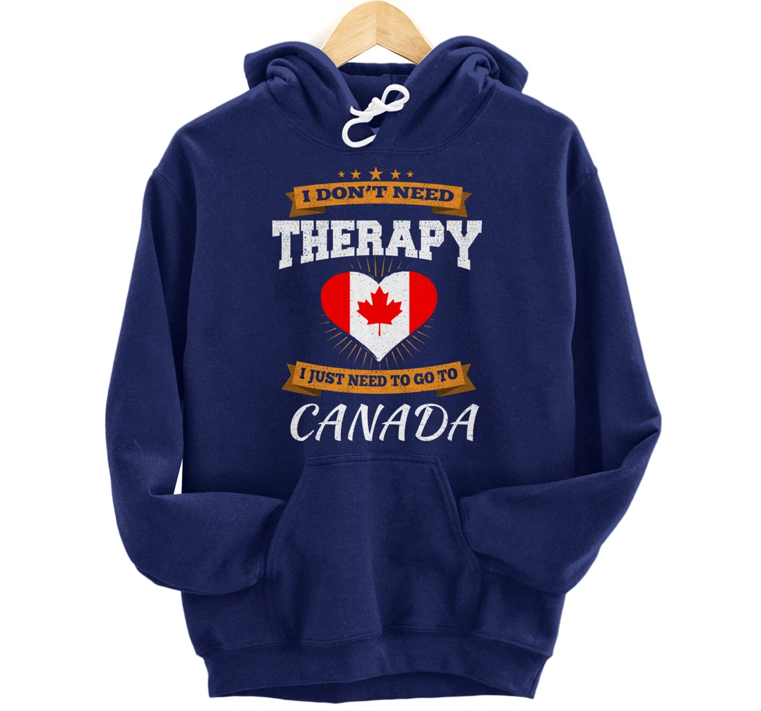 Canadian Flag I Vacation Gift I Funny Canada Pullover Hoodie