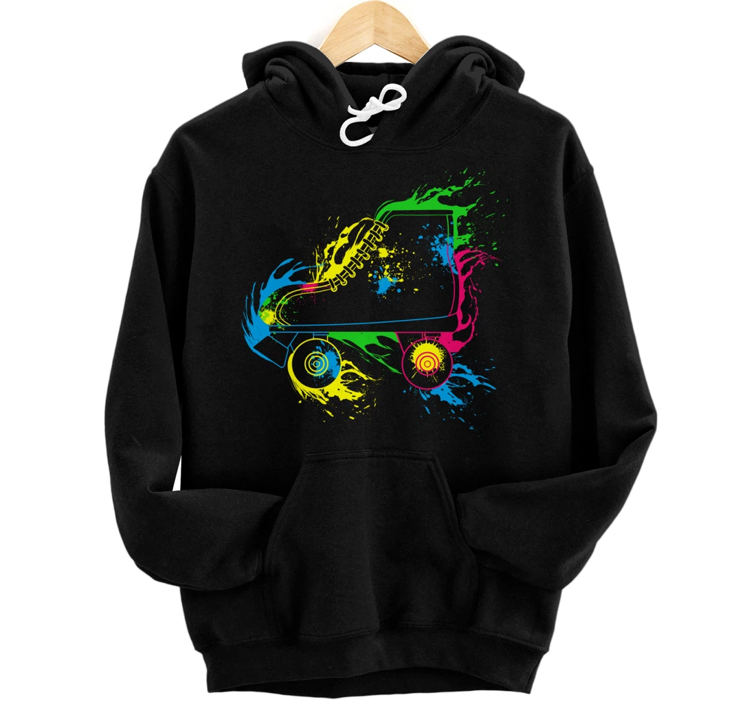 Colourful Roller Skates Pullover Hoodie