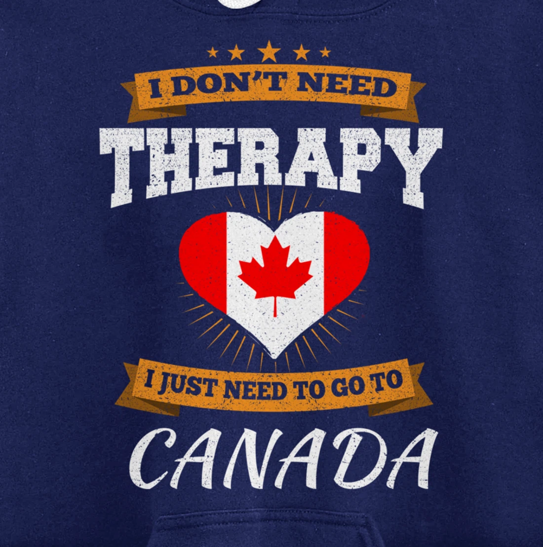 Canadian Flag I Vacation Gift I Funny Canada Pullover Hoodie