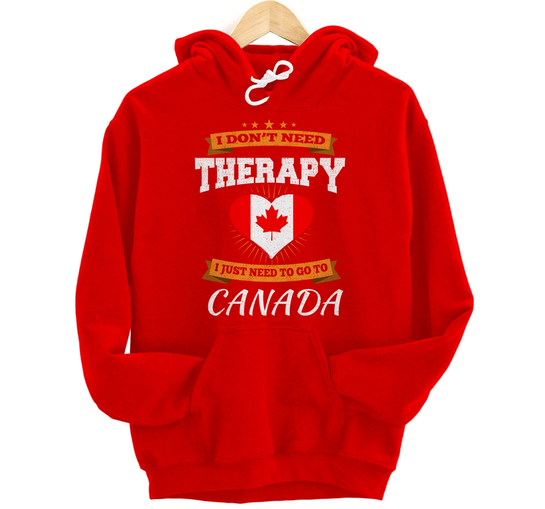 Canadian Flag I Vacation Gift I Funny Canada Pullover Hoodie