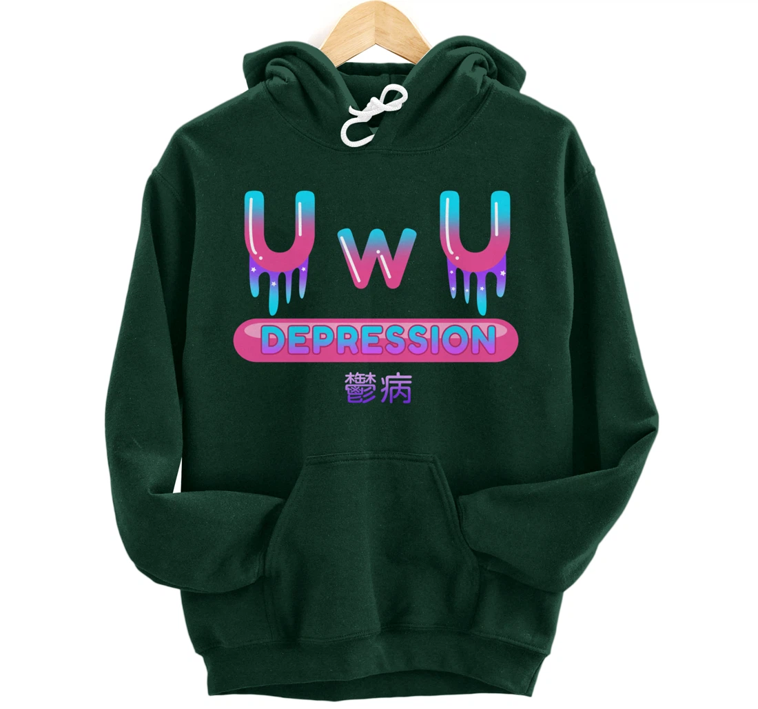 Yami Kawaii OwO UwU Pastel Goth Harajuku Indie Aesthetic Sad Pullover Hoodie