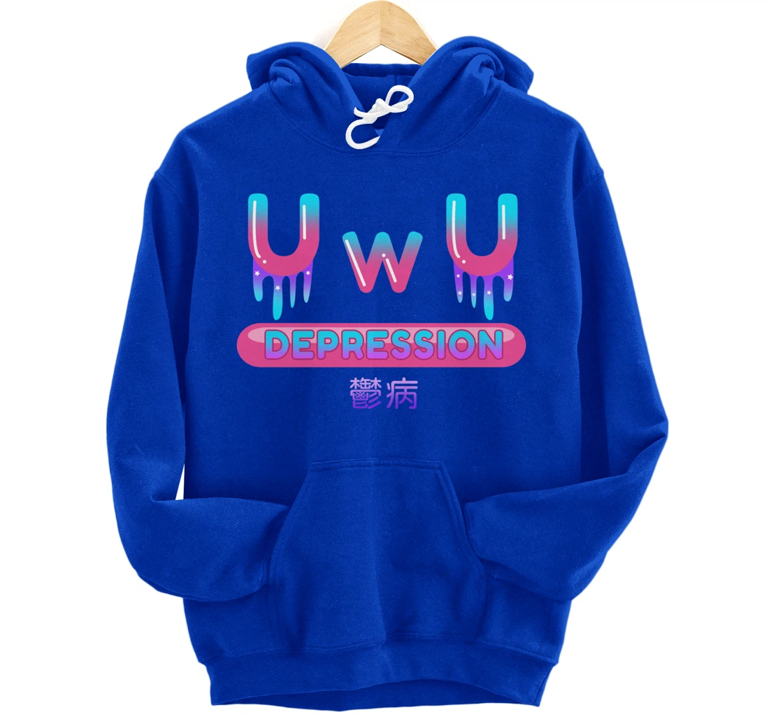 Yami Kawaii OwO UwU Pastel Goth Harajuku Indie Aesthetic Sad Pullover Hoodie