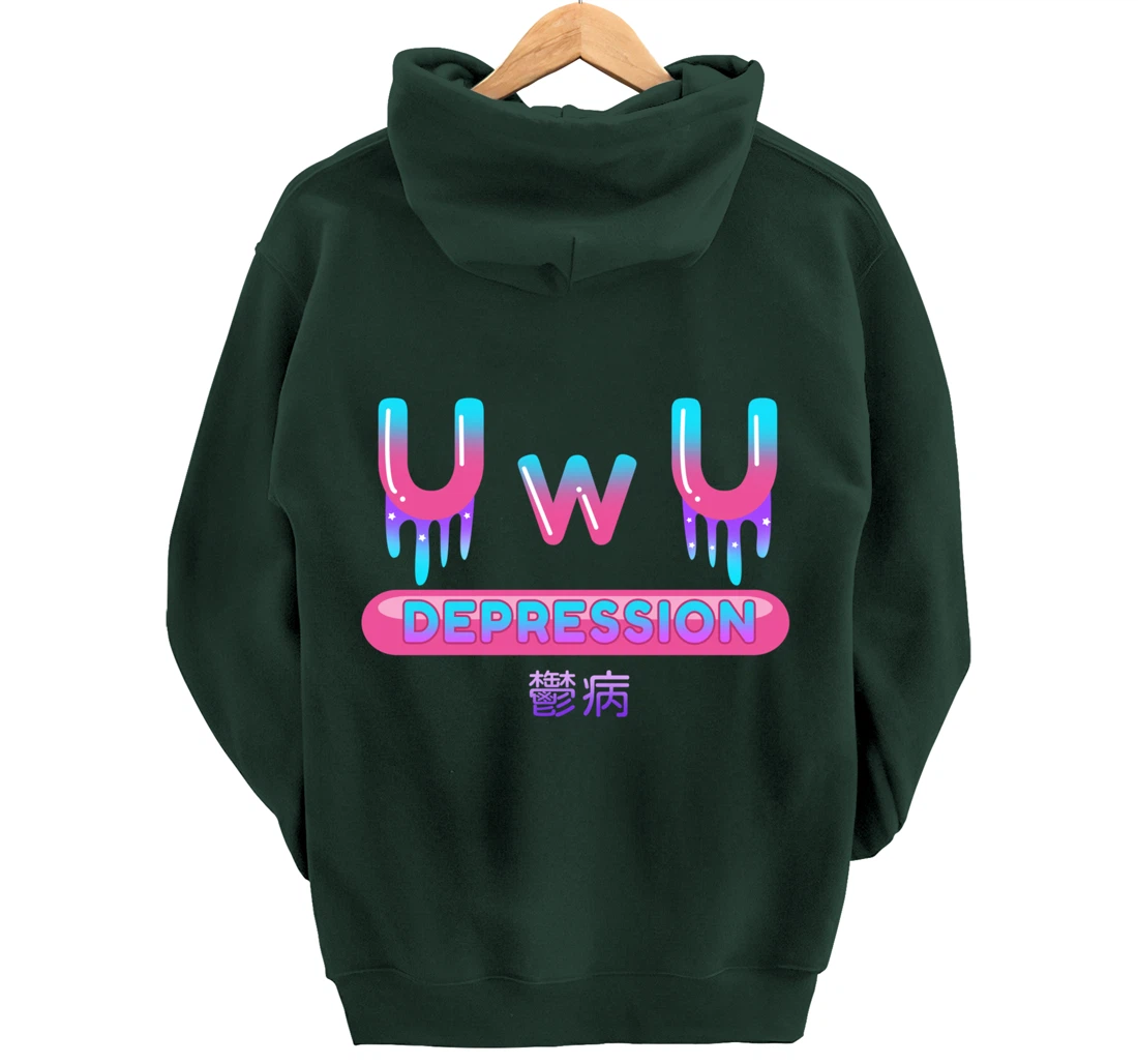 Yami Kawaii OwO UwU Pastel Goth Harajuku Indie Aesthetic Sad Pullover Hoodie