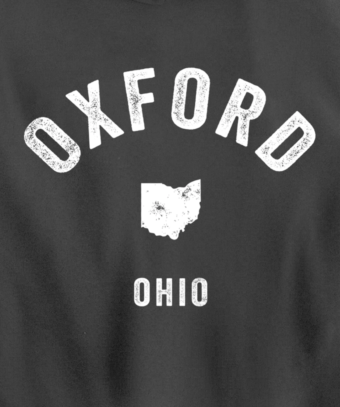 Oxford Ohio OH Vintage 70s Athletic Sports Design Pullover Hoodie