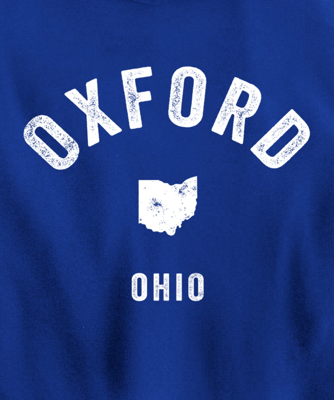 Oxford Ohio OH Vintage 70s Athletic Sports Design Pullover Hoodie