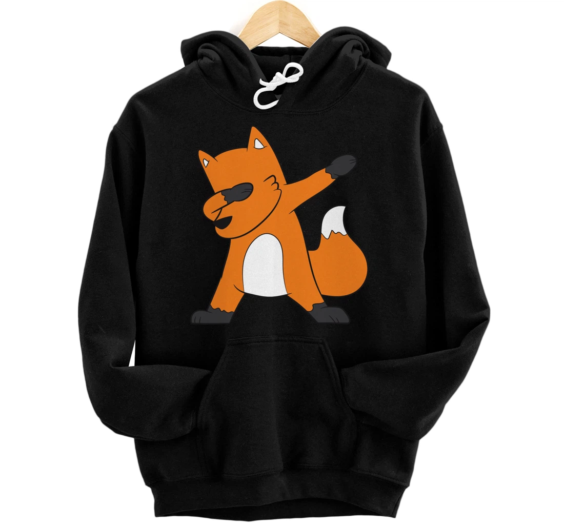 Dabbing Fox Funny Fox Dab Pullover Hoodie