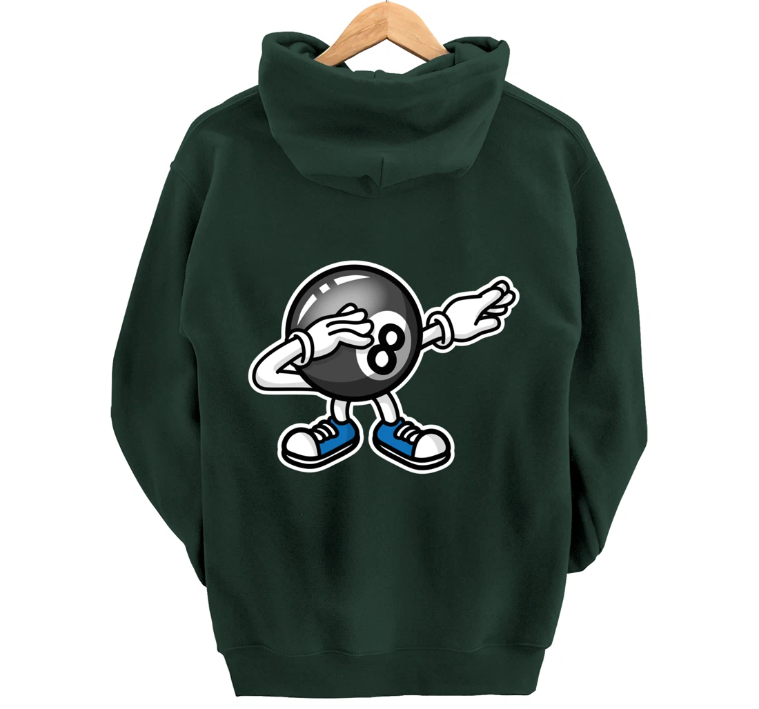 Dab dabbing pool billiards billiard ball pool table gift Pullover Hoodie