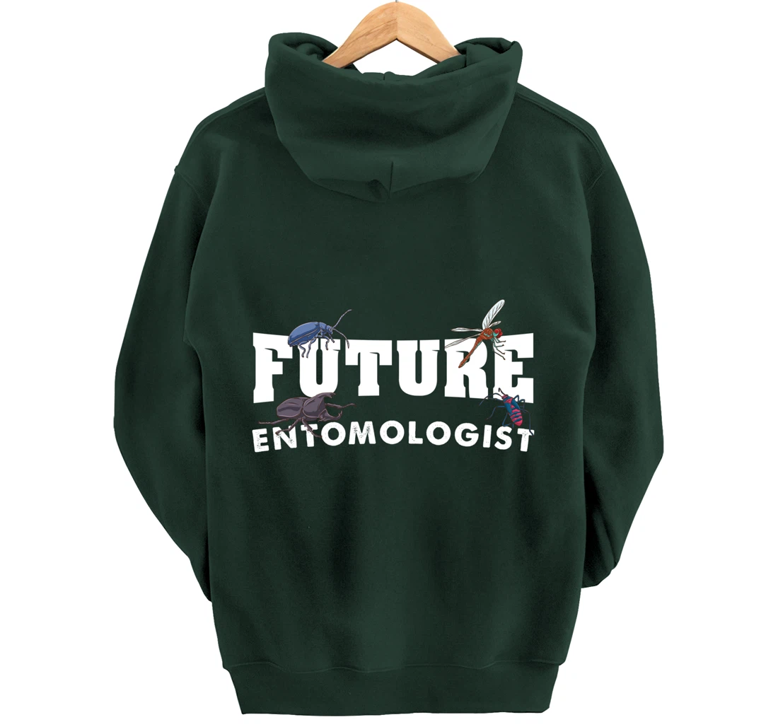 Future Entomologist Insect Lover Gift Pullover Hoodie