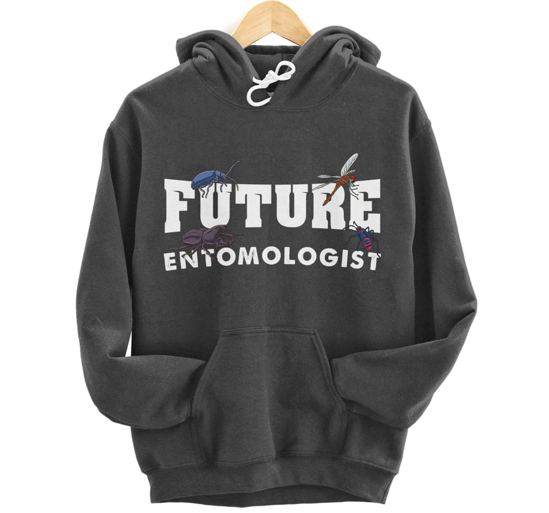 Future Entomologist Insect Lover Gift Pullover Hoodie