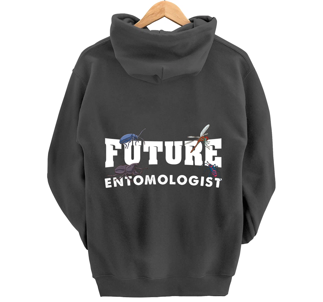 Future Entomologist Insect Lover Gift Pullover Hoodie
