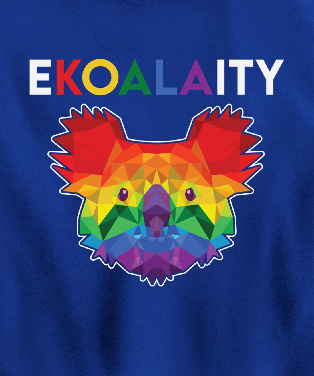 Cute Ekoalaity Rainbow LGBT Koala Gay Pride Gift Pullover Hoodie