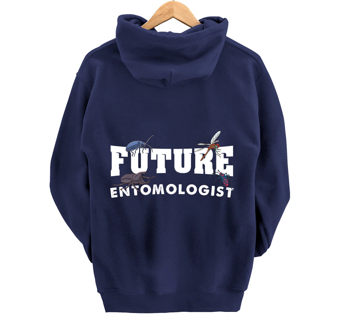 Future Entomologist Insect Lover Gift Pullover Hoodie