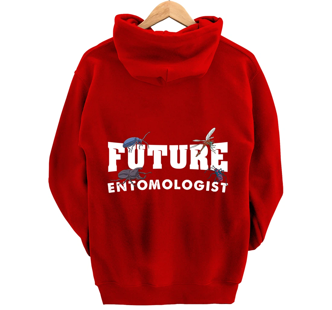 Future Entomologist Insect Lover Gift Pullover Hoodie