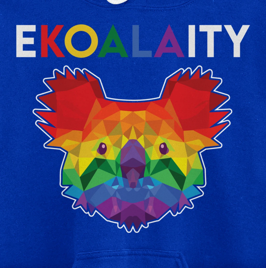 Cute Ekoalaity Rainbow LGBT Koala Gay Pride Gift Pullover Hoodie