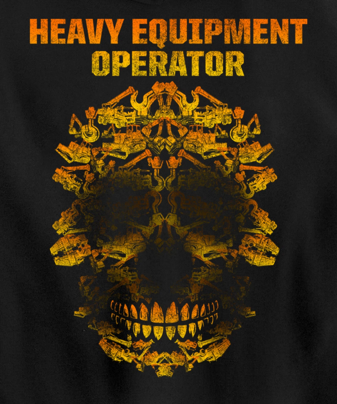 Heavy Equipment Operator Fun Skills Funny Driver Pullover Hoodie