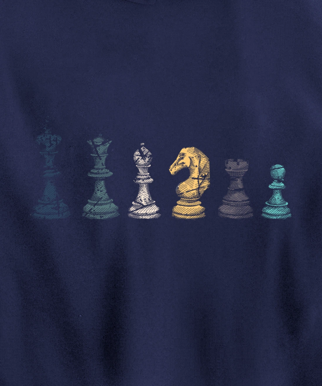 Retro Chess Pullover Hoodie