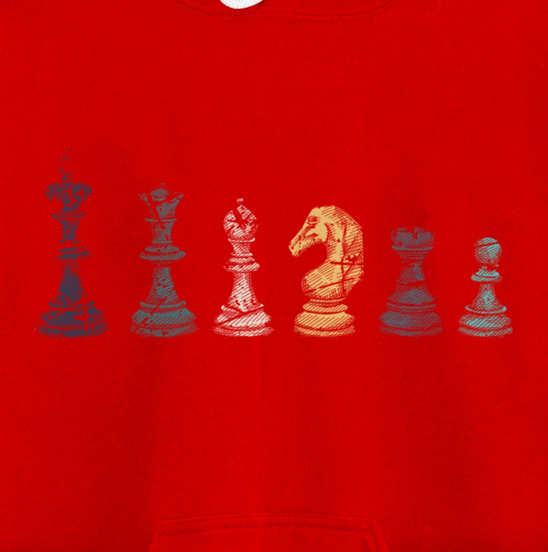 Retro Chess Pullover Hoodie