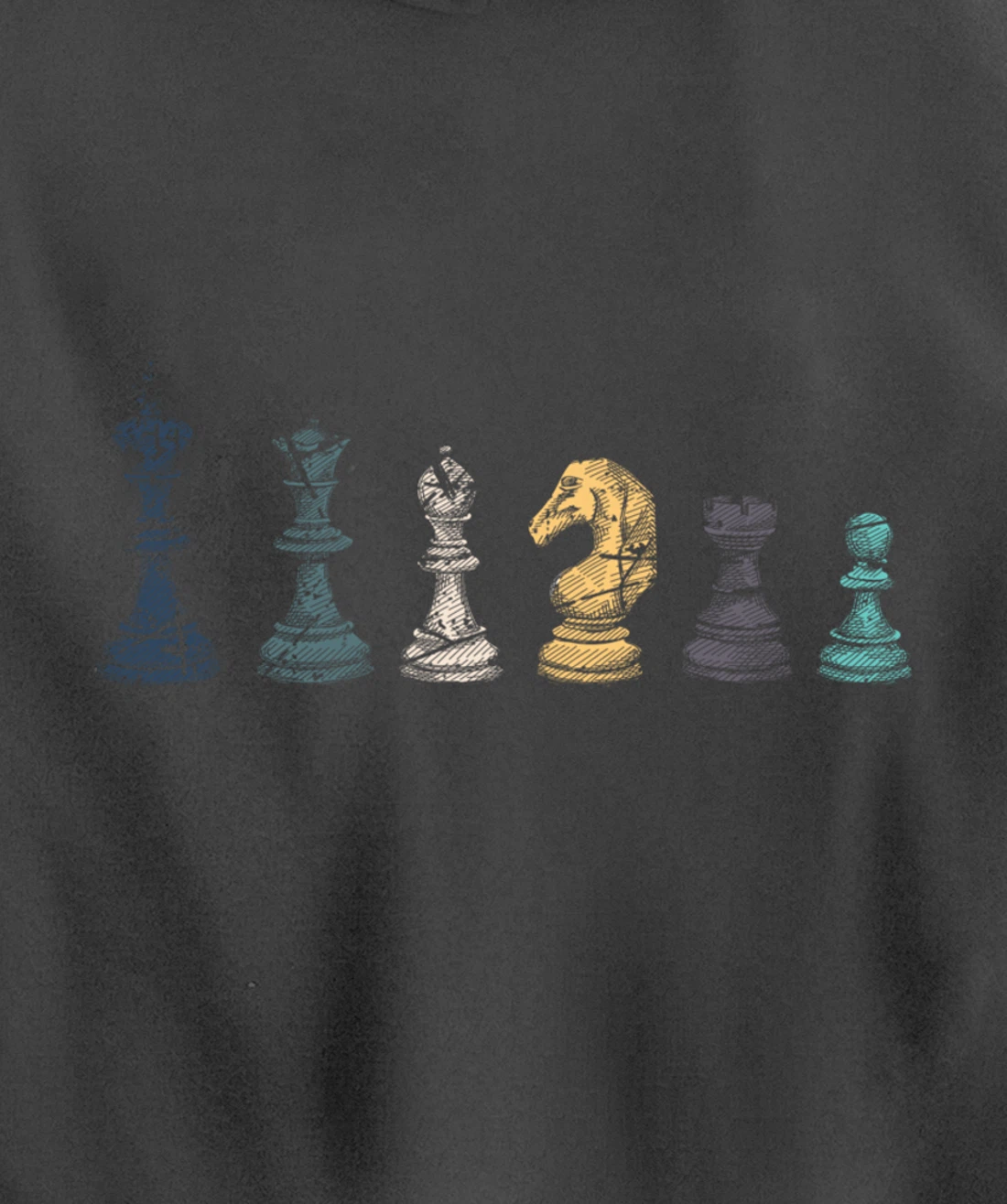 Retro Chess Pullover Hoodie