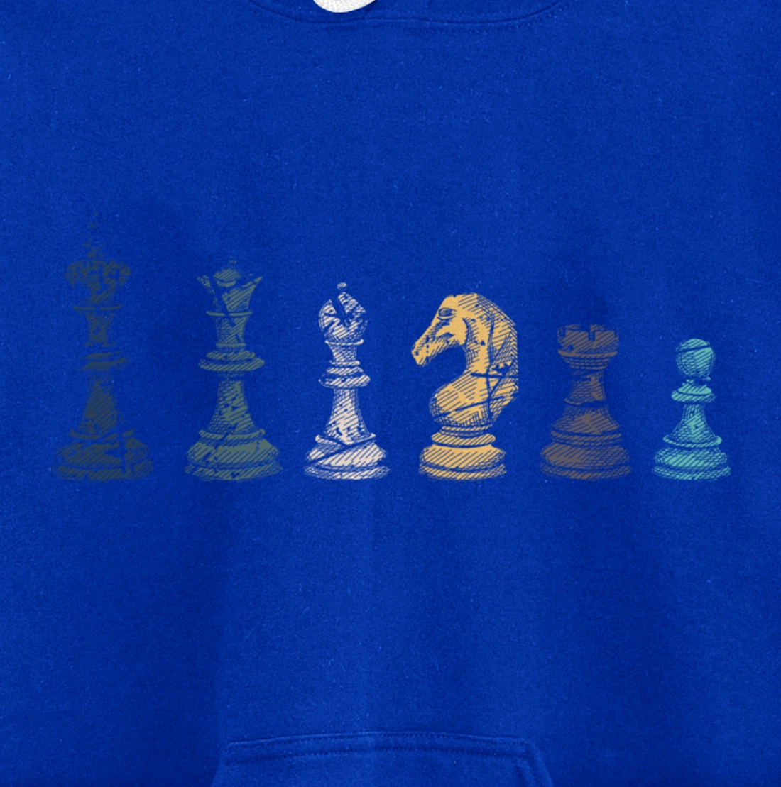 Retro Chess Pullover Hoodie