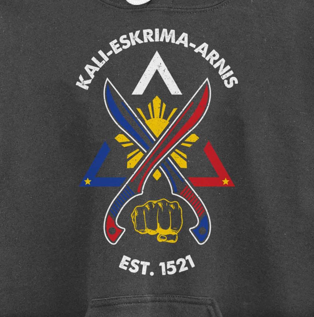 Kali eskrima arnis filipino martial arts eskrimador Pullover Hoodie