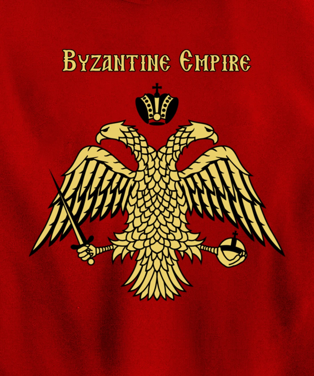 Byzantine Empire Double Headed Eagle Constantinople Pullover Hoodie