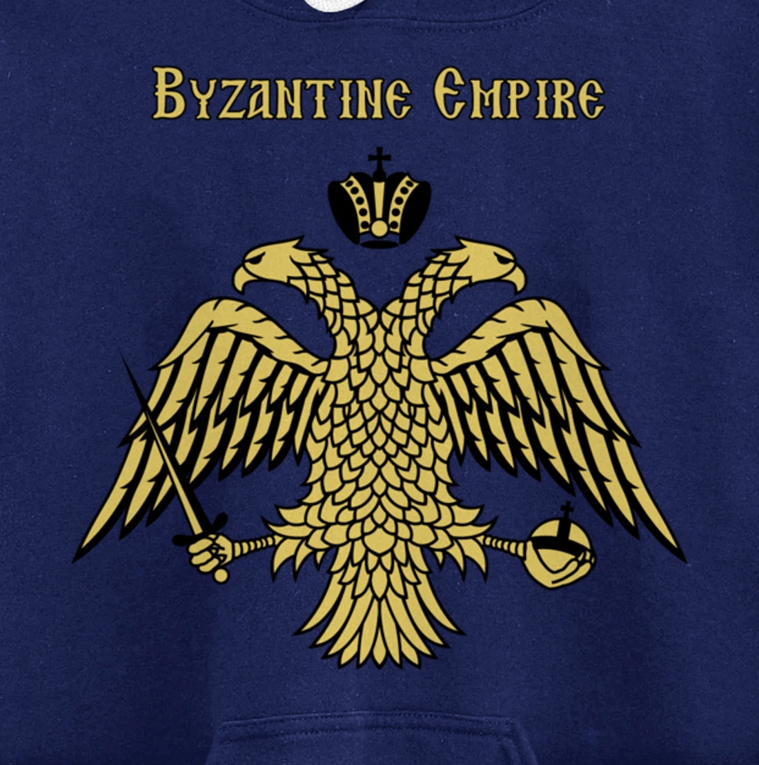Byzantine Empire Double Headed Eagle Constantinople Pullover Hoodie